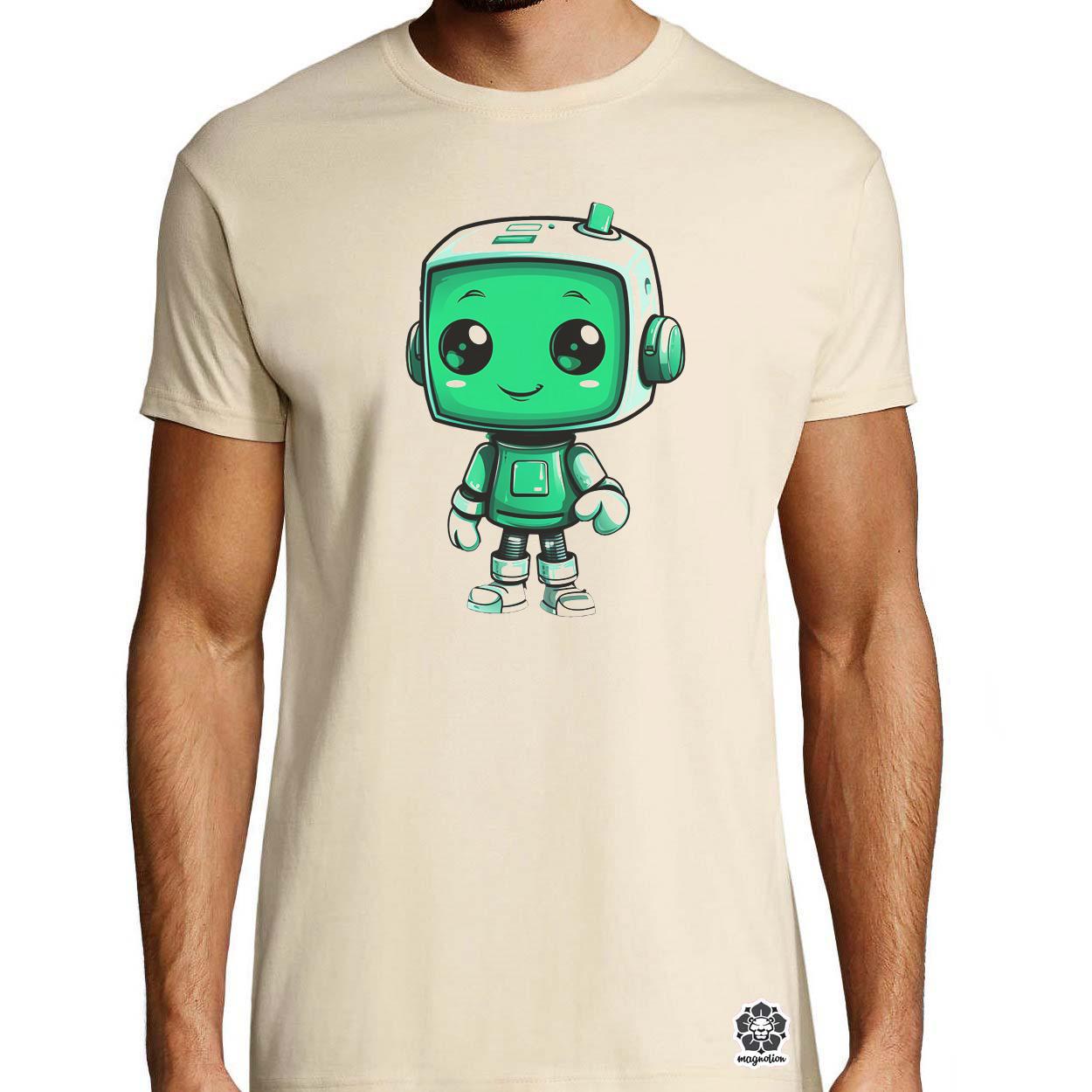 Cuki robot v3 egyedi póló 