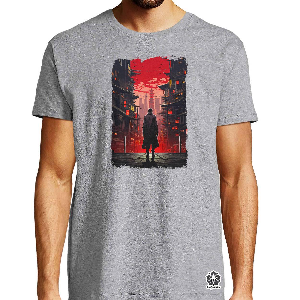 Cyberpunk yakuza szamuráj v2 egyedi póló 