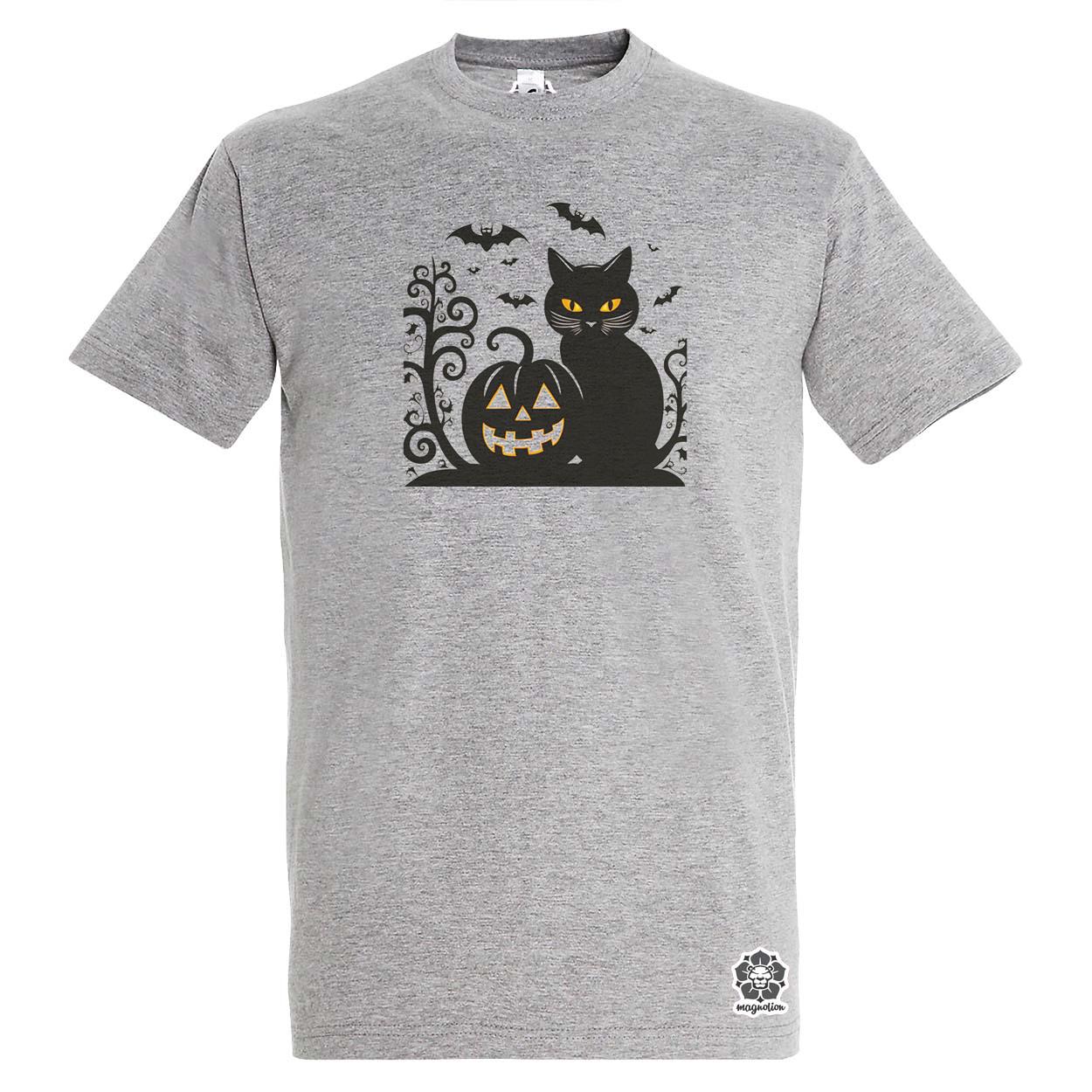 Halloween macsek v1 egyedi póló 
