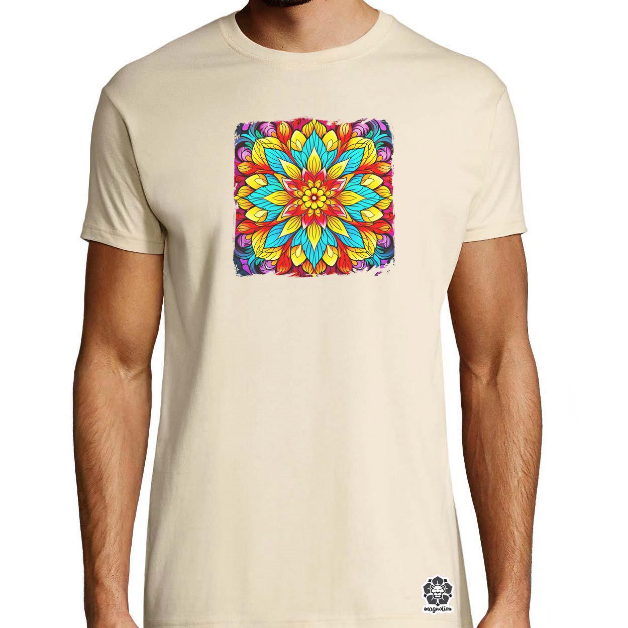 Mandala fantázia v1 egyedi póló 