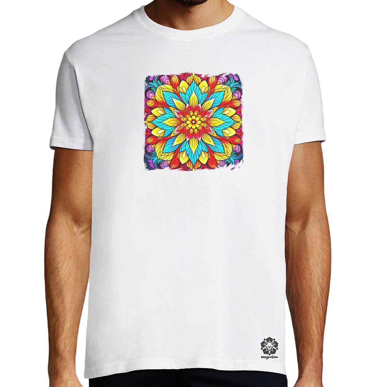 Mandala fantázia v1 egyedi póló 