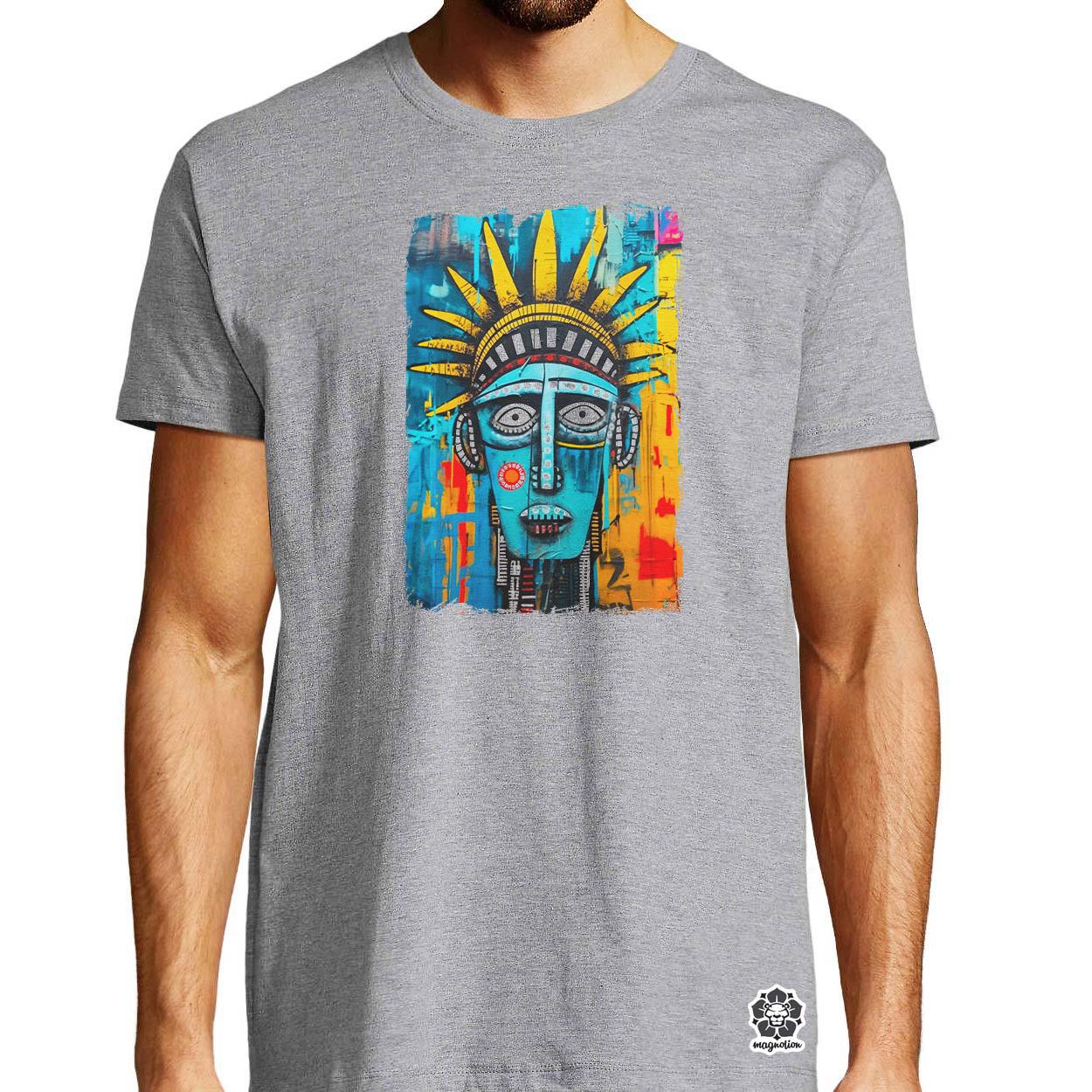 NYC napfelkelte Basquiat graffiti v5 egyedi póló 