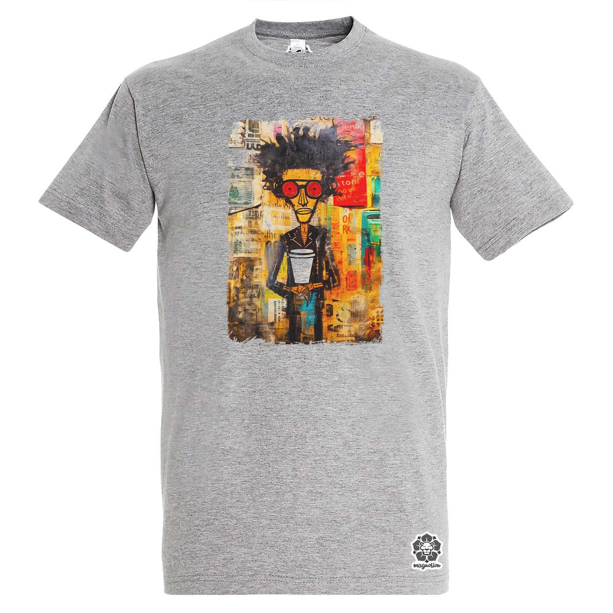 NYC napfelkelte Basquiat graffiti v7 egyedi póló 