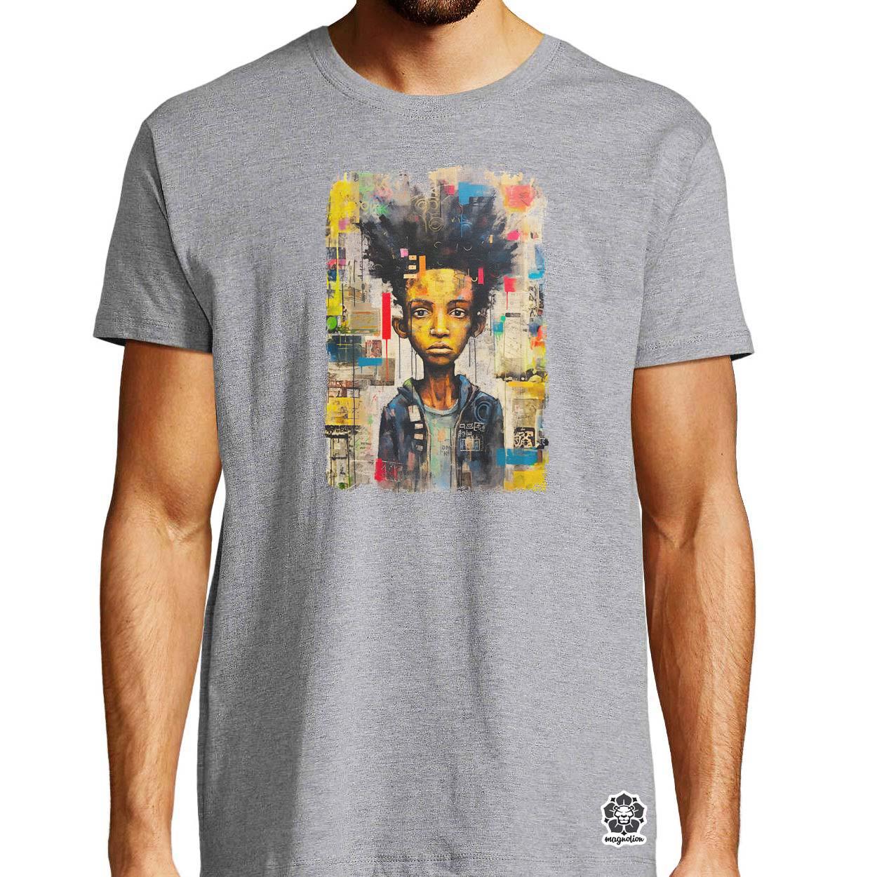 NYC napfelkelte Basquiat graffiti v8 egyedi póló 