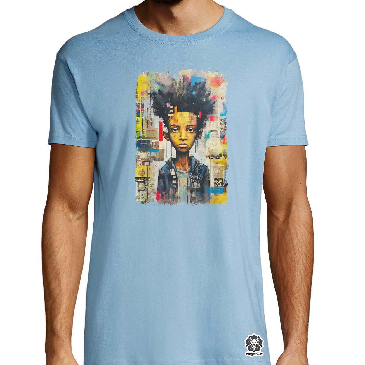 NYC napfelkelte Basquiat graffiti v8 egyedi póló 
