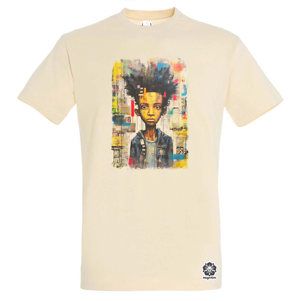 NYC napfelkelte Basquiat graffiti v8 egyedi póló 