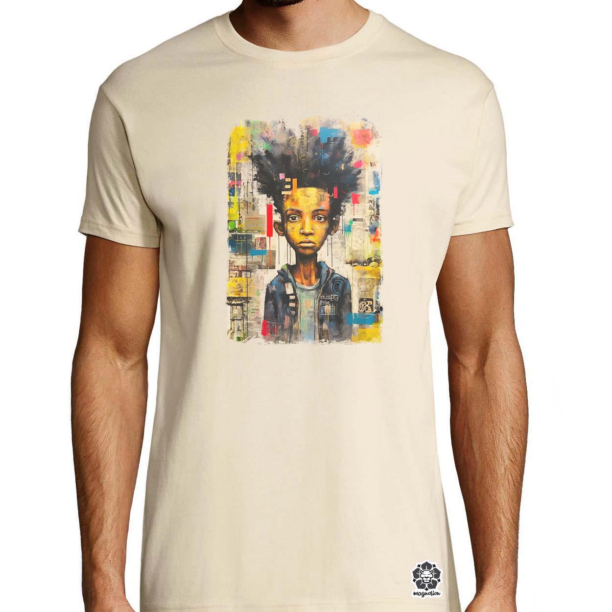 NYC napfelkelte Basquiat graffiti v8 egyedi póló 