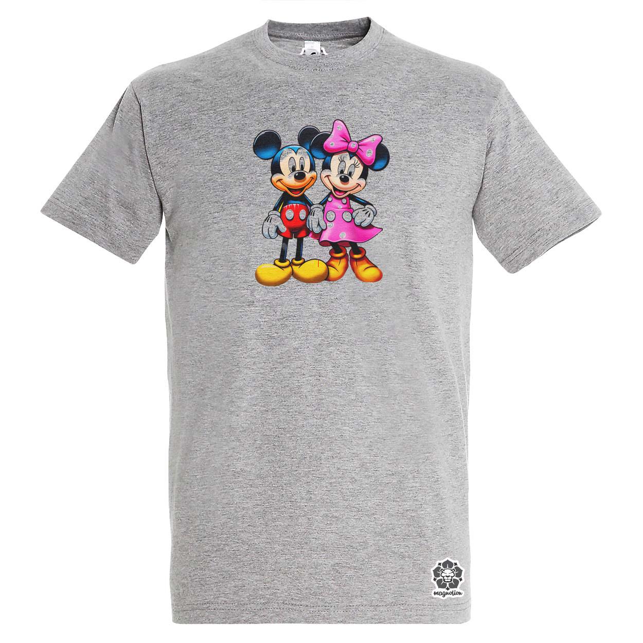 Pop art Mickey és Minnie v1 egyedi póló 
