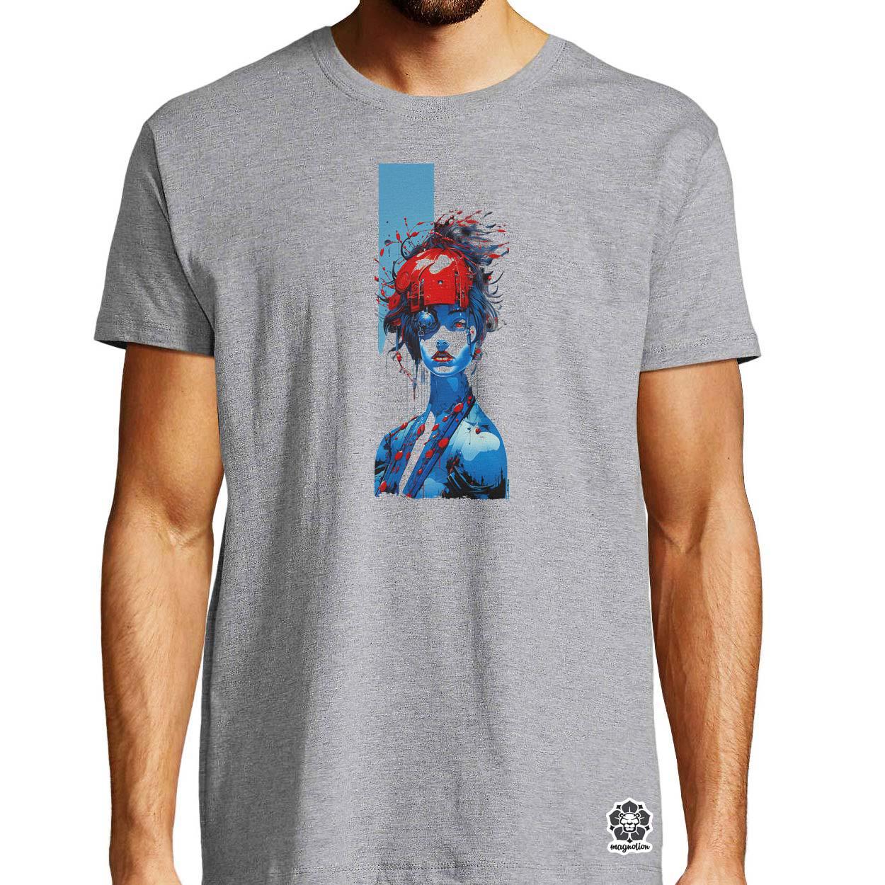 Szürreál mecha fantázia v2 egyedi póló 
