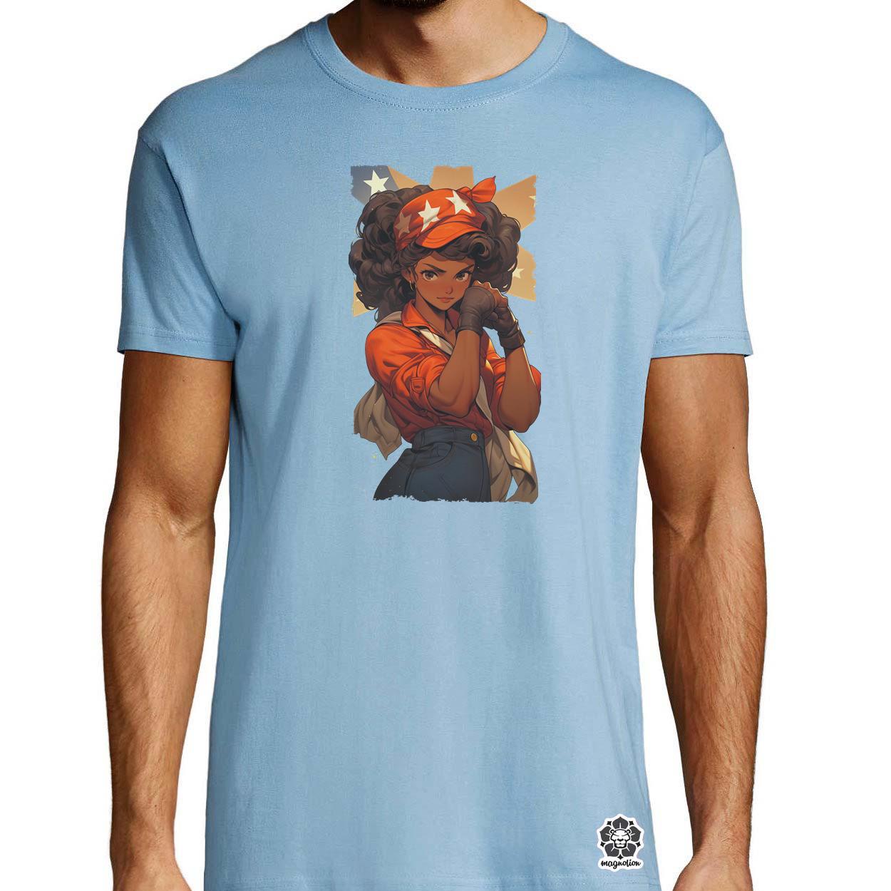 Anime Rosie the Riveter v2 egyedi póló 