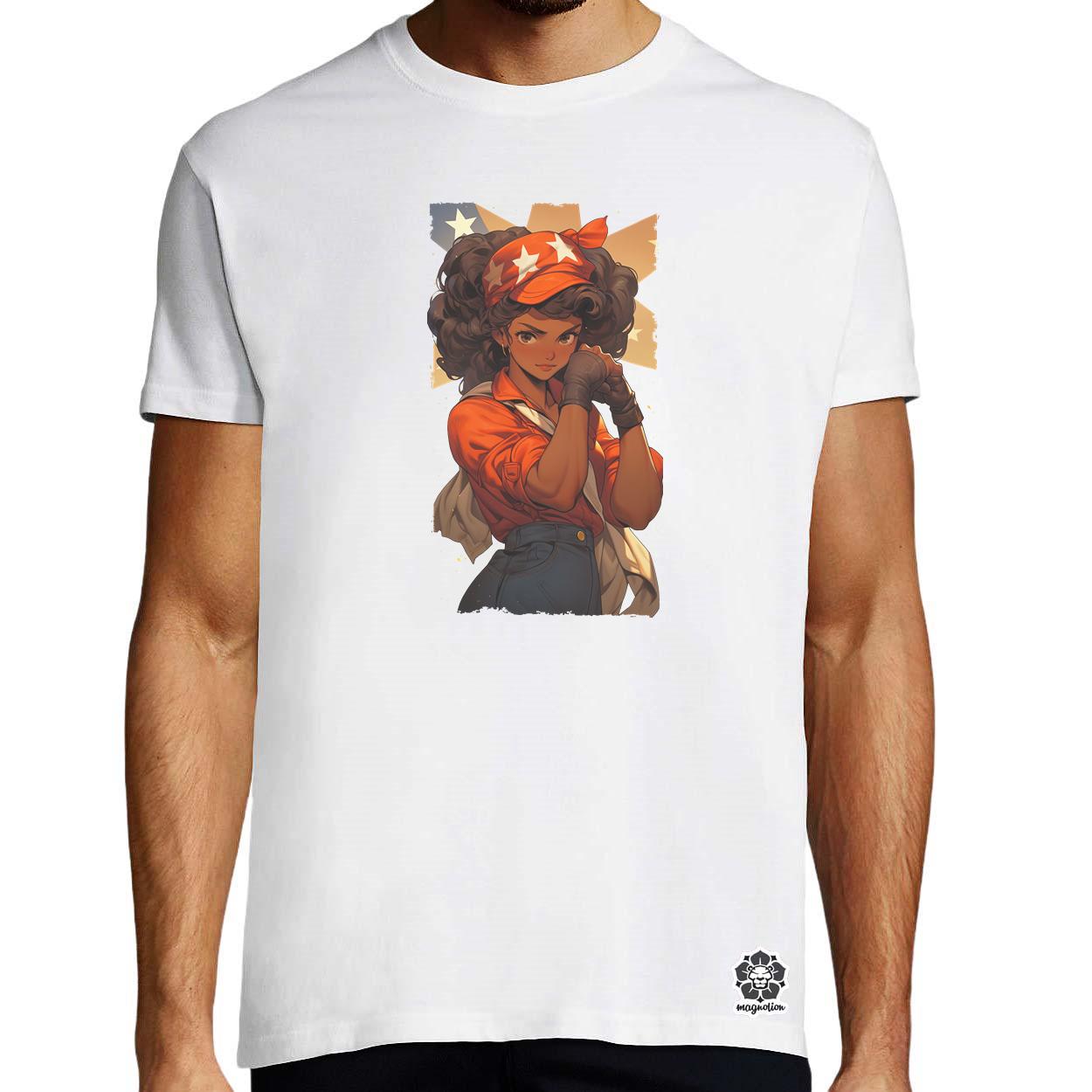 Anime Rosie the Riveter v2 egyedi póló 