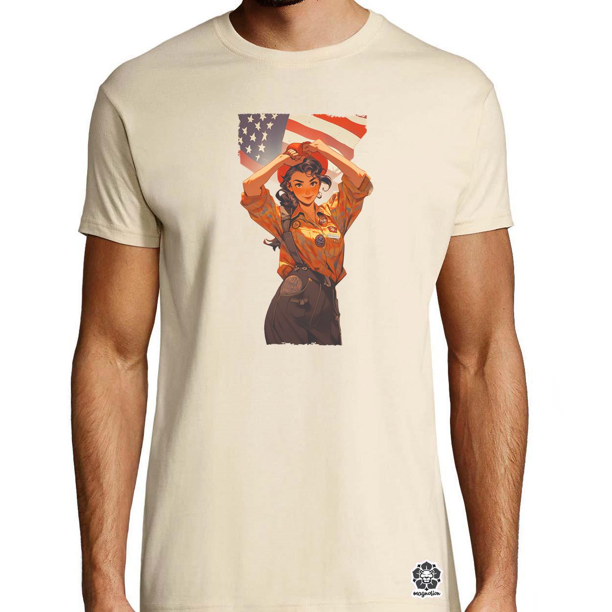 Anime Rosie the Riveter v6 egyedi póló 