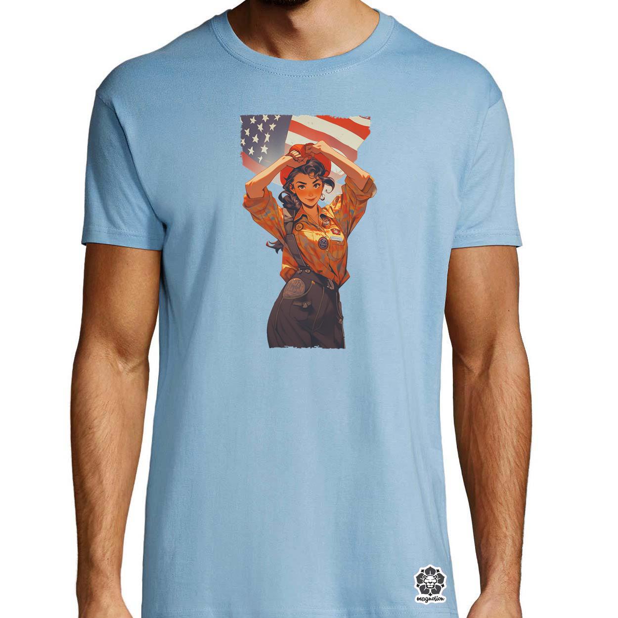 Anime Rosie the Riveter v6 egyedi póló 