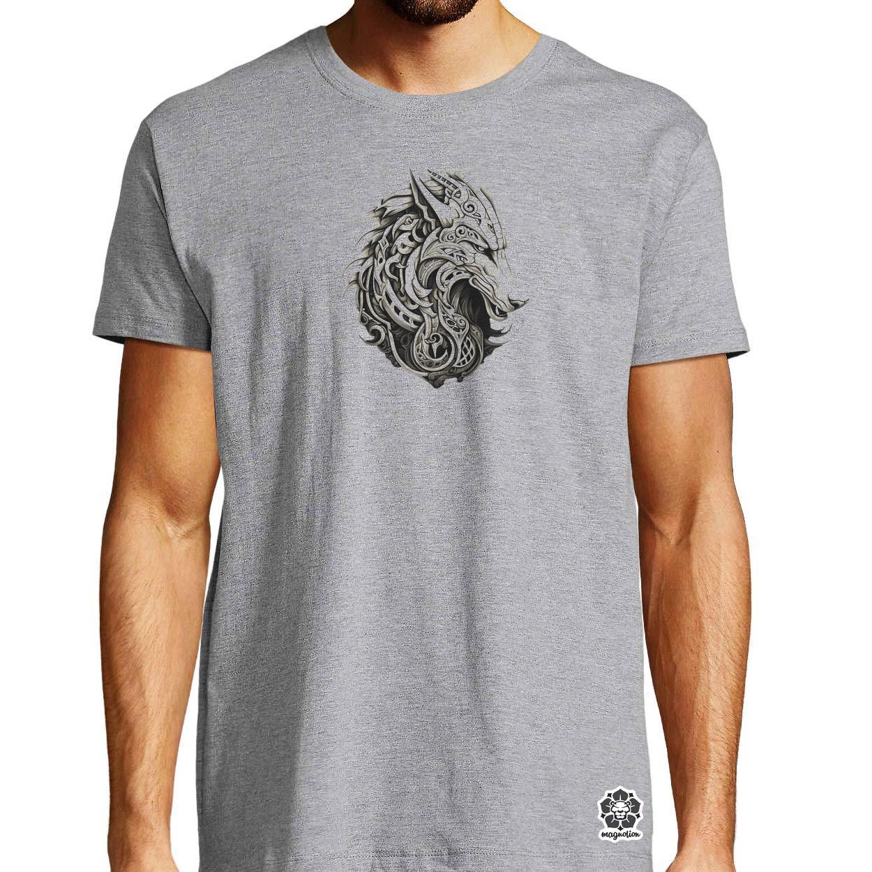 Fenrir amulett v4 egyedi póló 