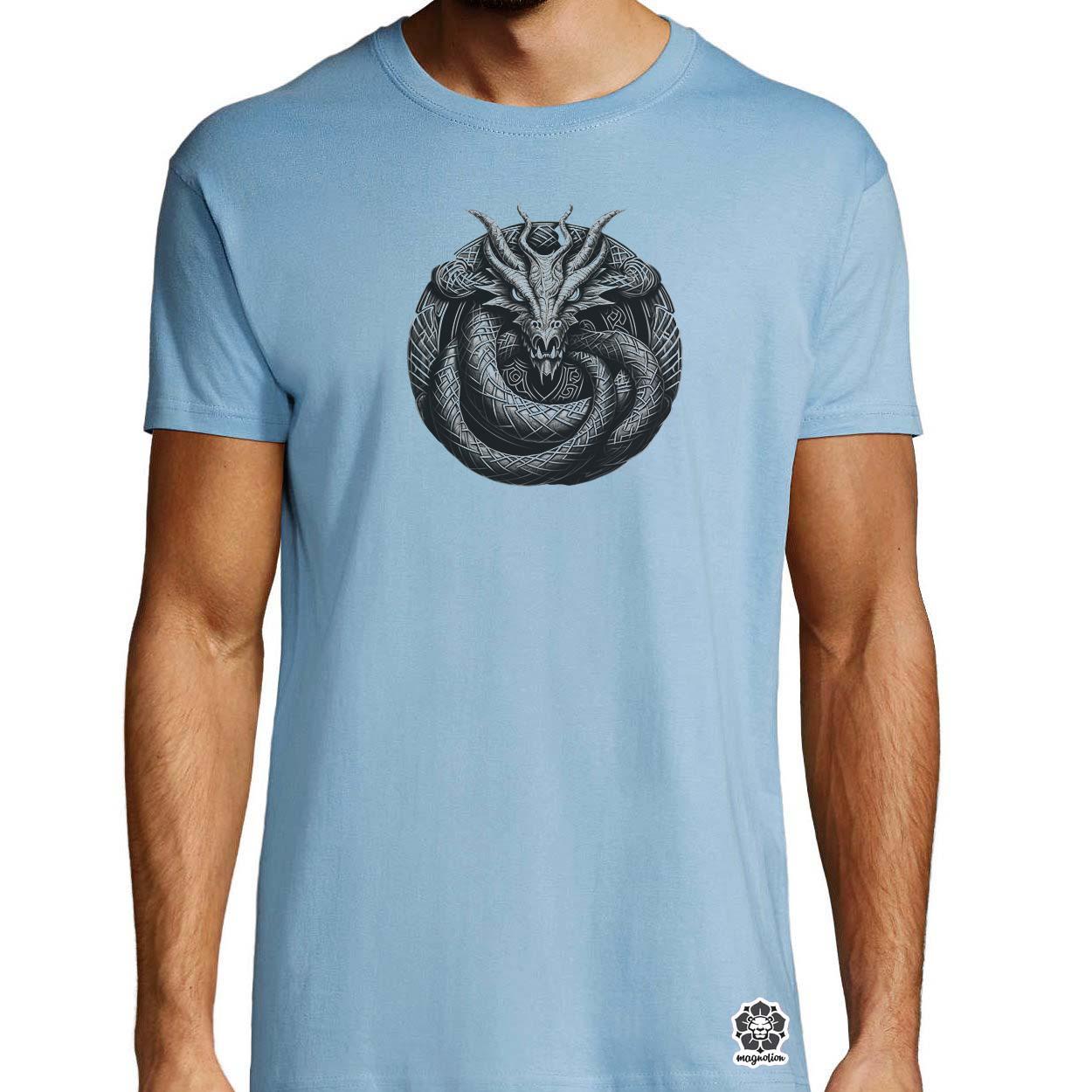 Jörmungandr amulett v2 egyedi póló 
