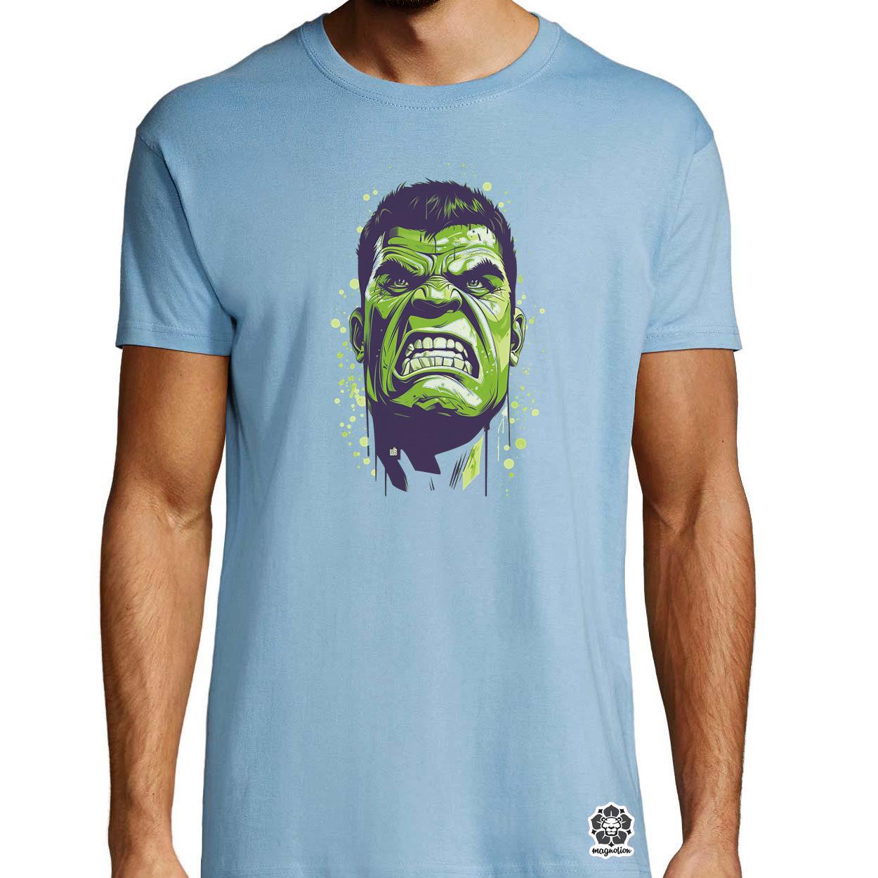 Minimál Hulk v2 egyedi póló 