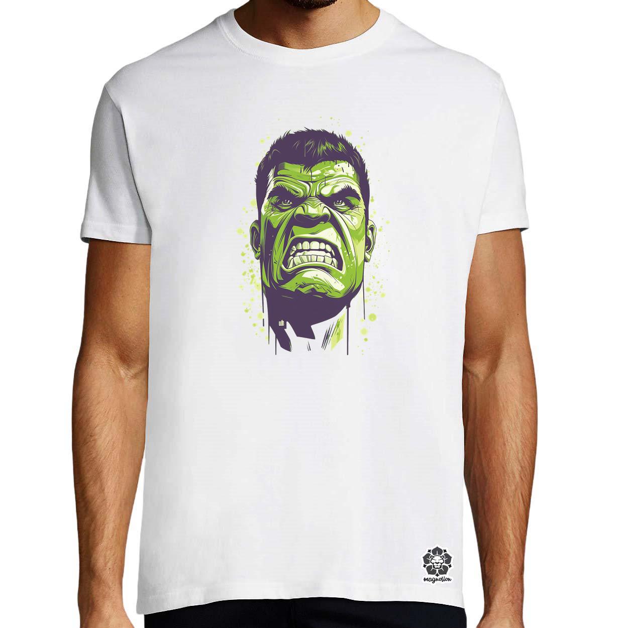 Minimál Hulk v2 egyedi póló 