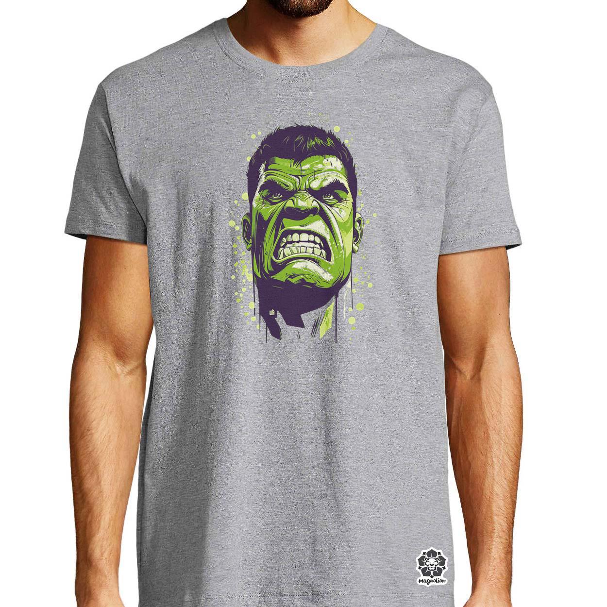 Minimál Hulk v2 egyedi póló 