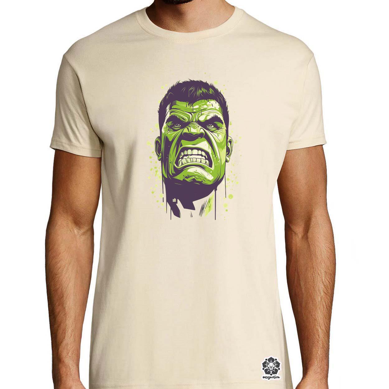 Minimál Hulk v2 egyedi póló 