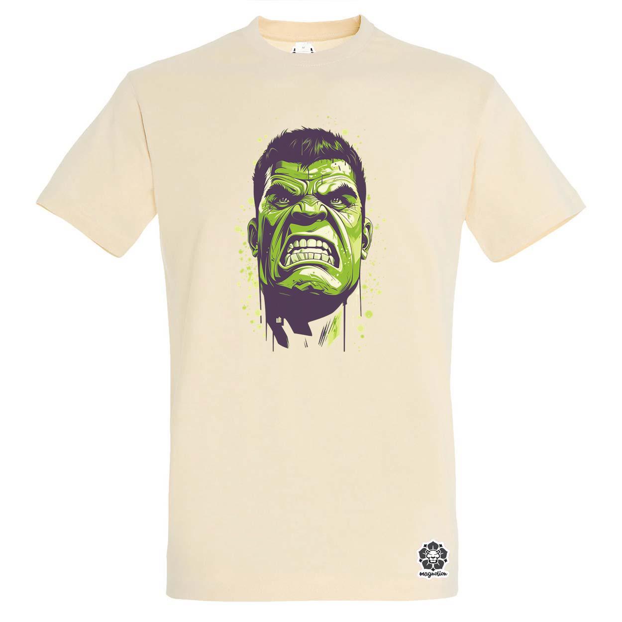 Minimál Hulk v2 egyedi póló 