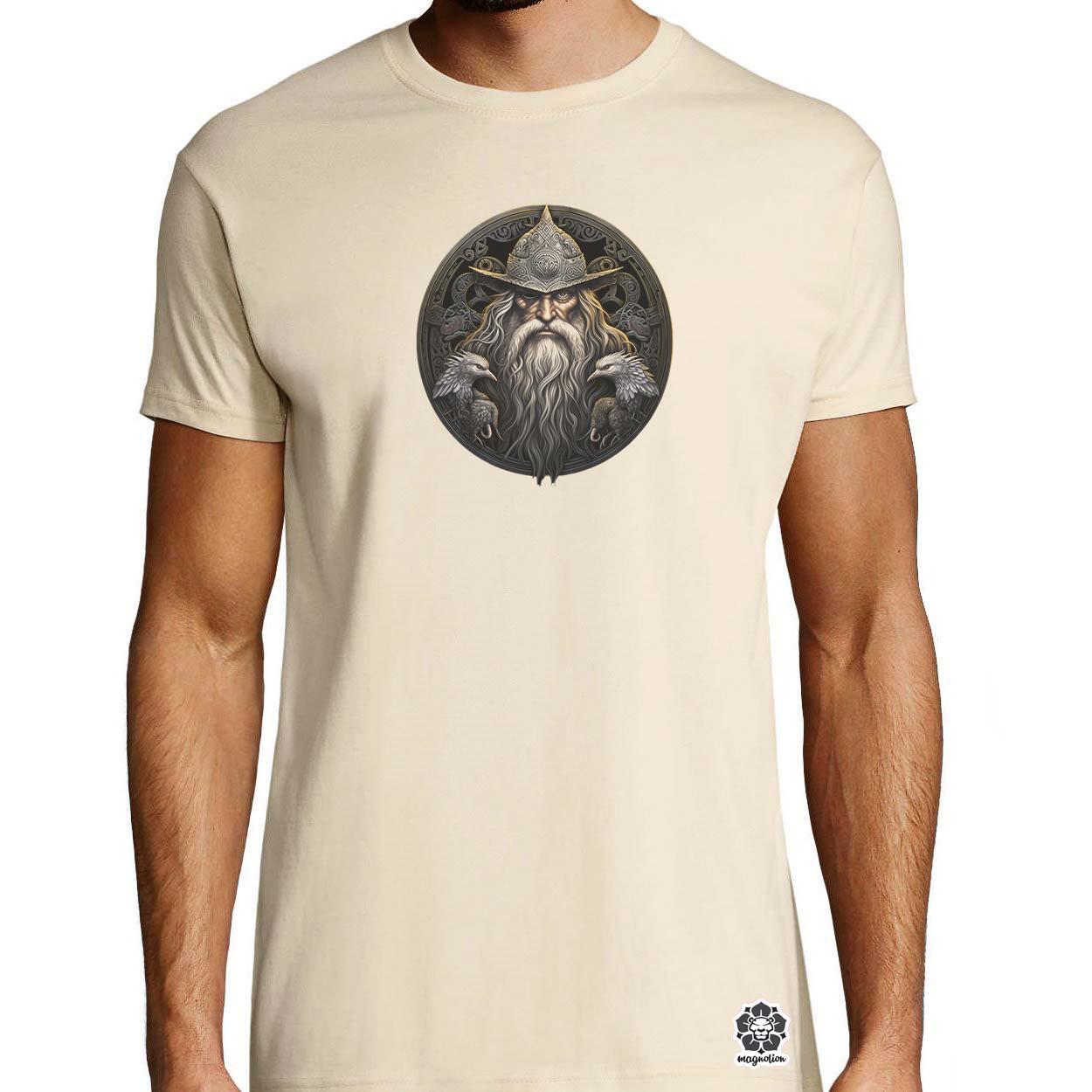 Odin és Hugin Munin amulett v4 egyedi póló 