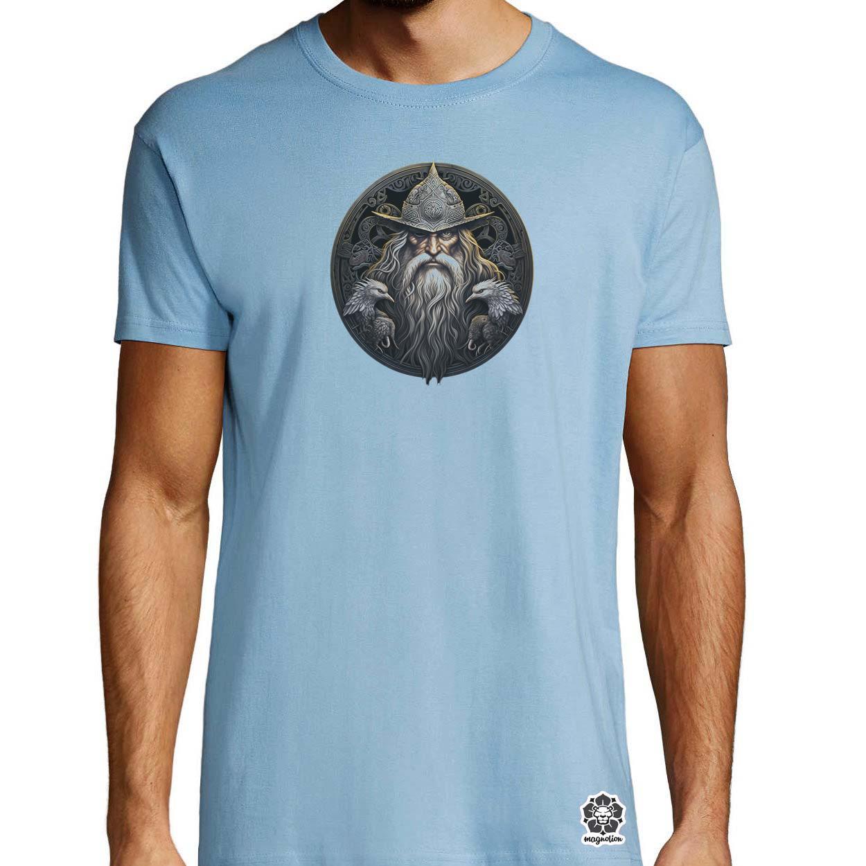 Odin és Hugin Munin amulett v4 egyedi póló 