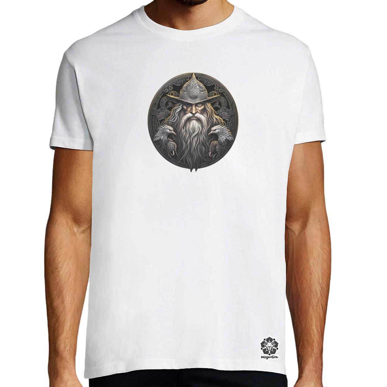 Odin és Hugin Munin amulett v4 egyedi póló 