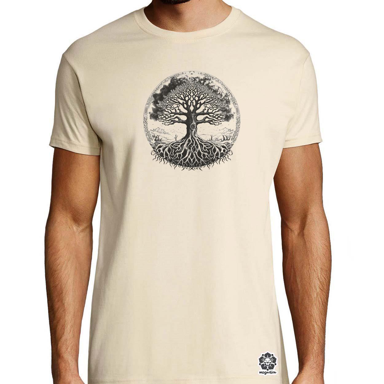 Yggdrasil v4 egyedi póló 