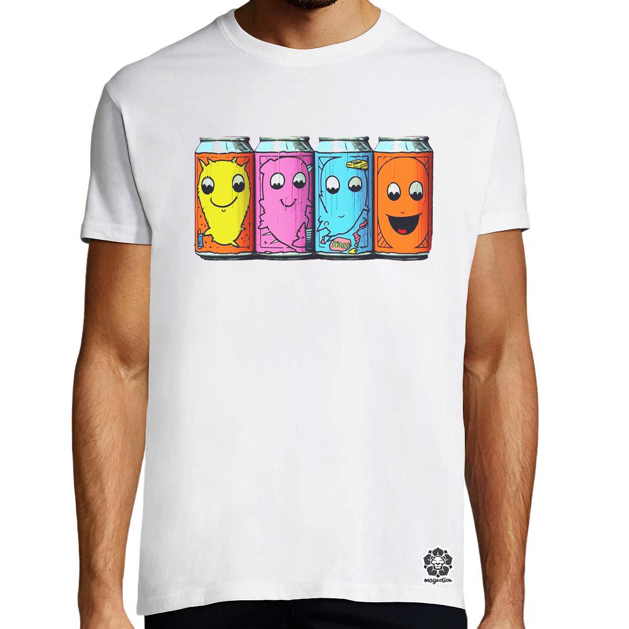 Pop art dobozok v1 egyedi póló 