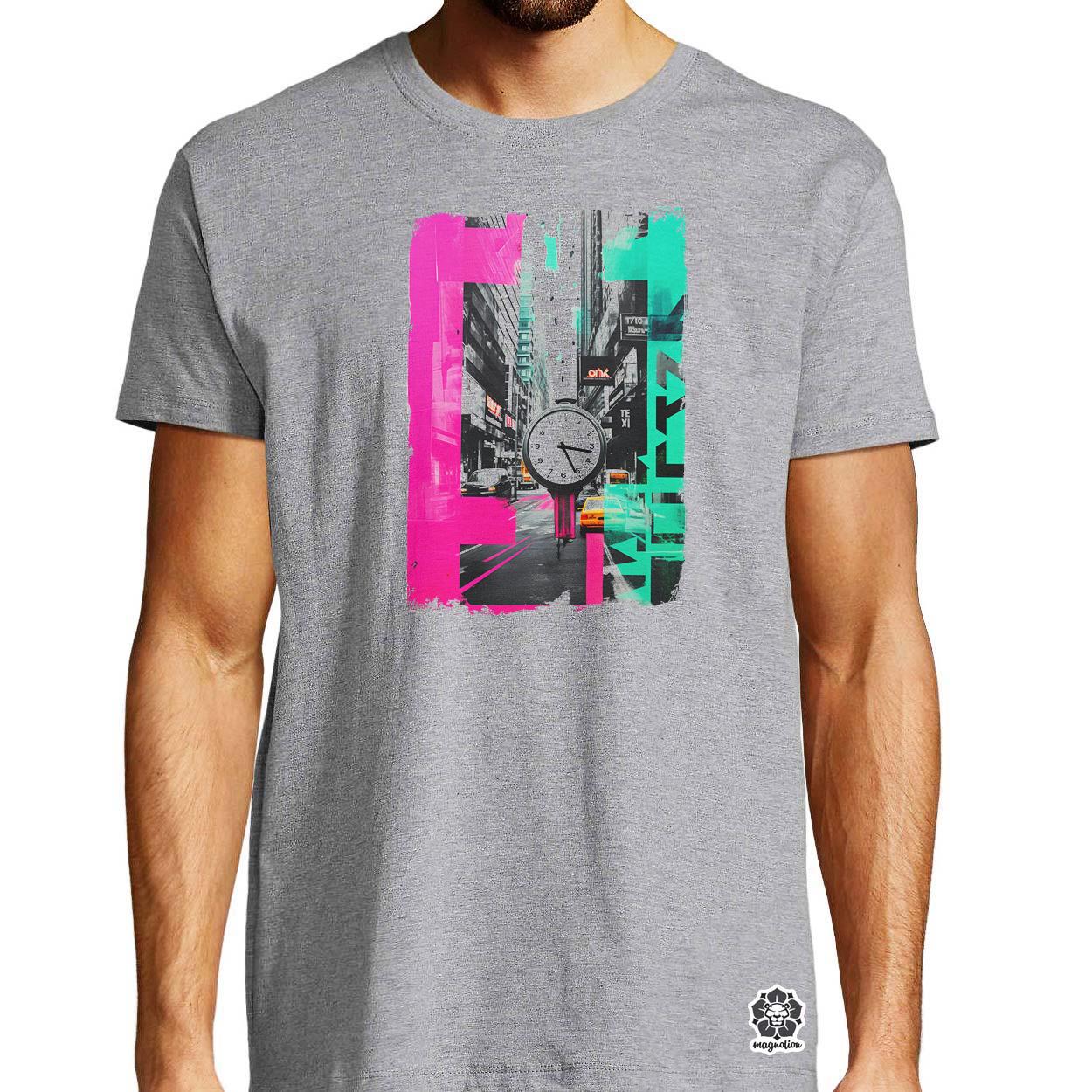 Pop art idő v5 egyedi póló