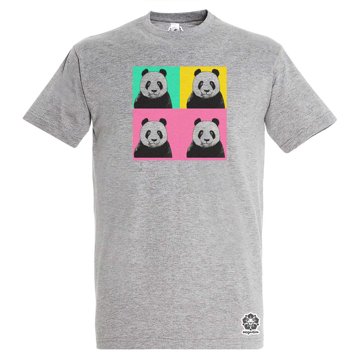 Pop art pandák v1 egyedi póló 