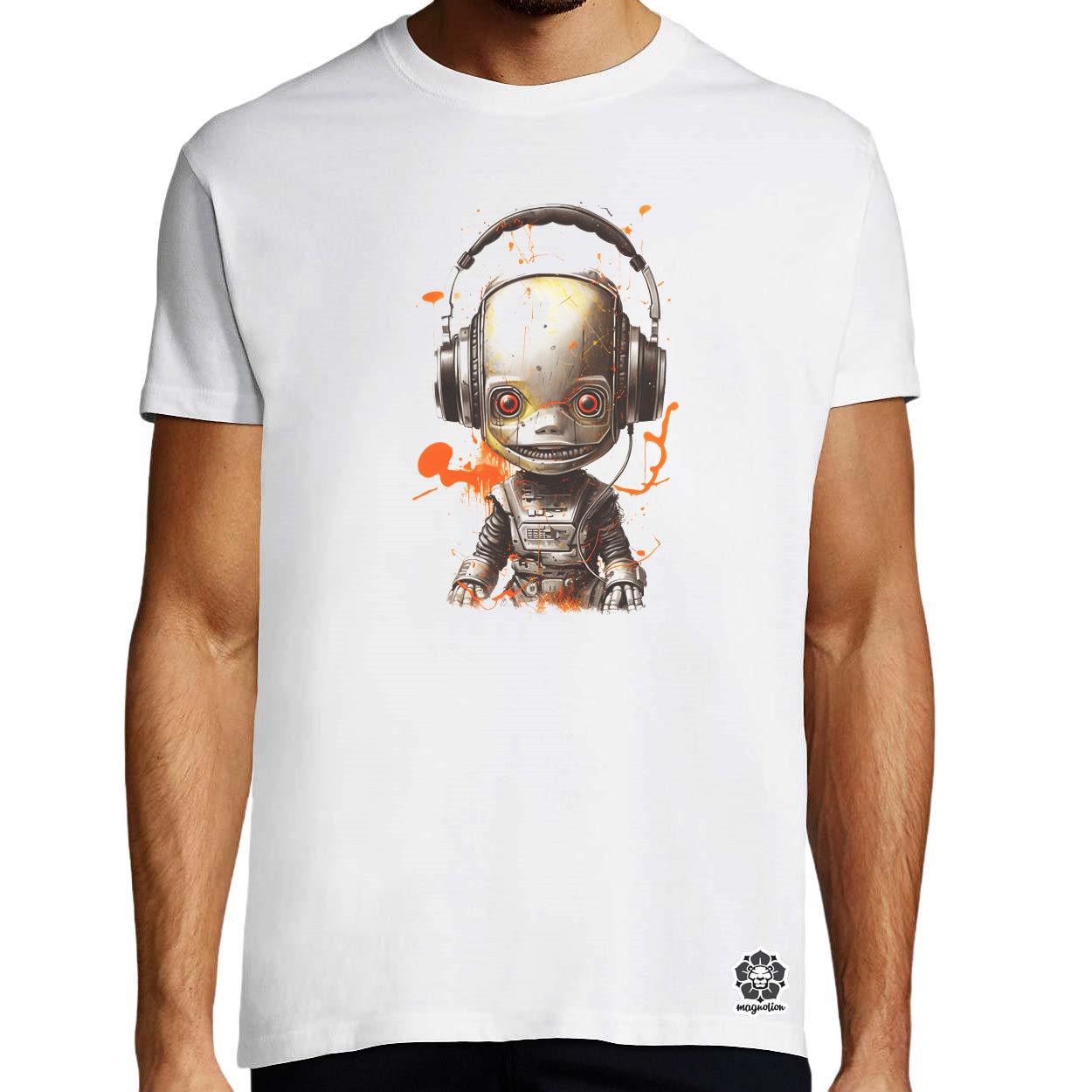Baby robot v7 egyedi póló 