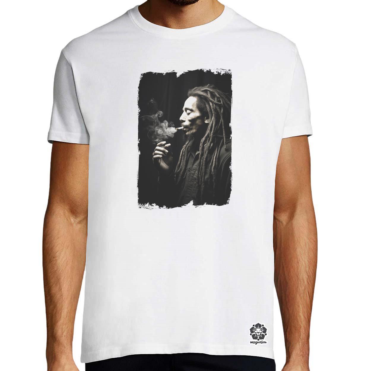 Bob Marley portré v4 egyedi póló 