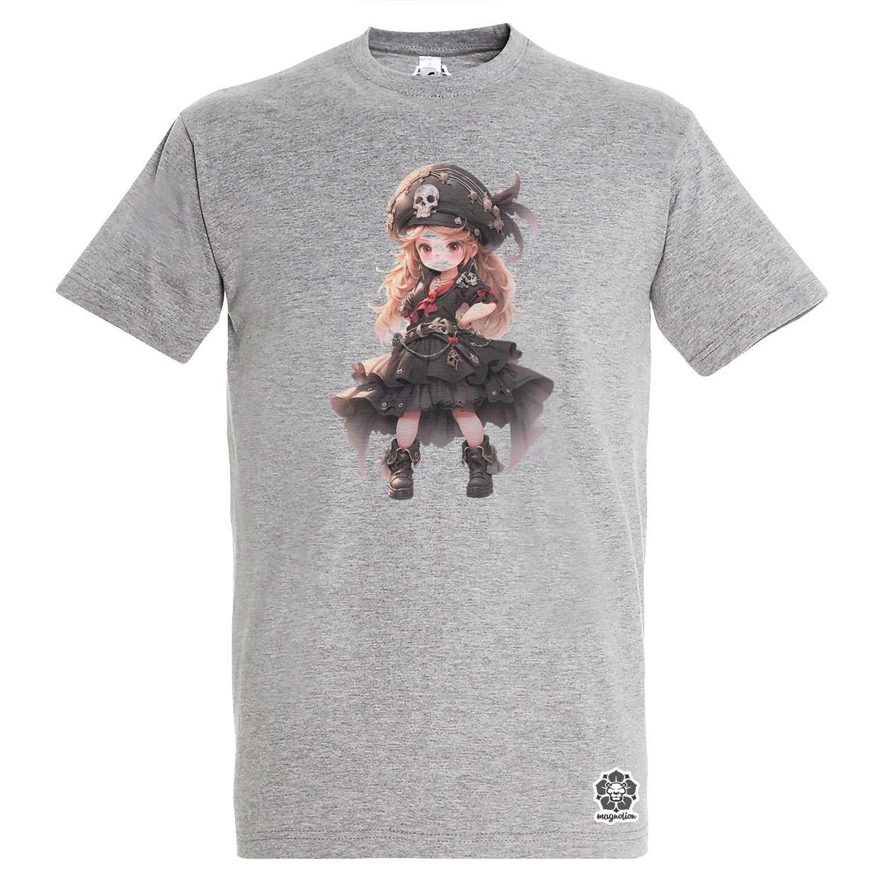 Chibi kalóz lány v1 egyedi póló 