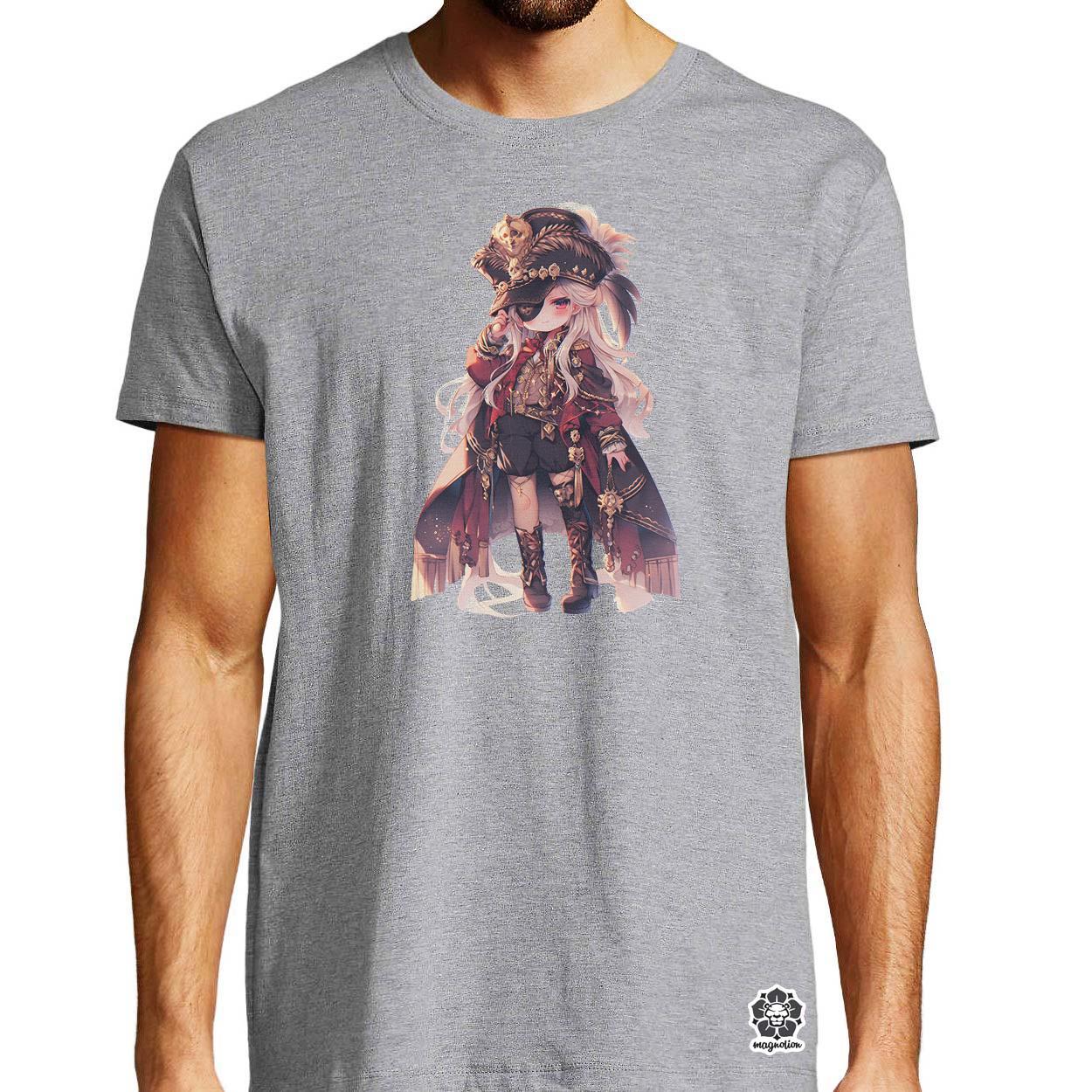 Chibi kalóz lány v3 egyedi póló 