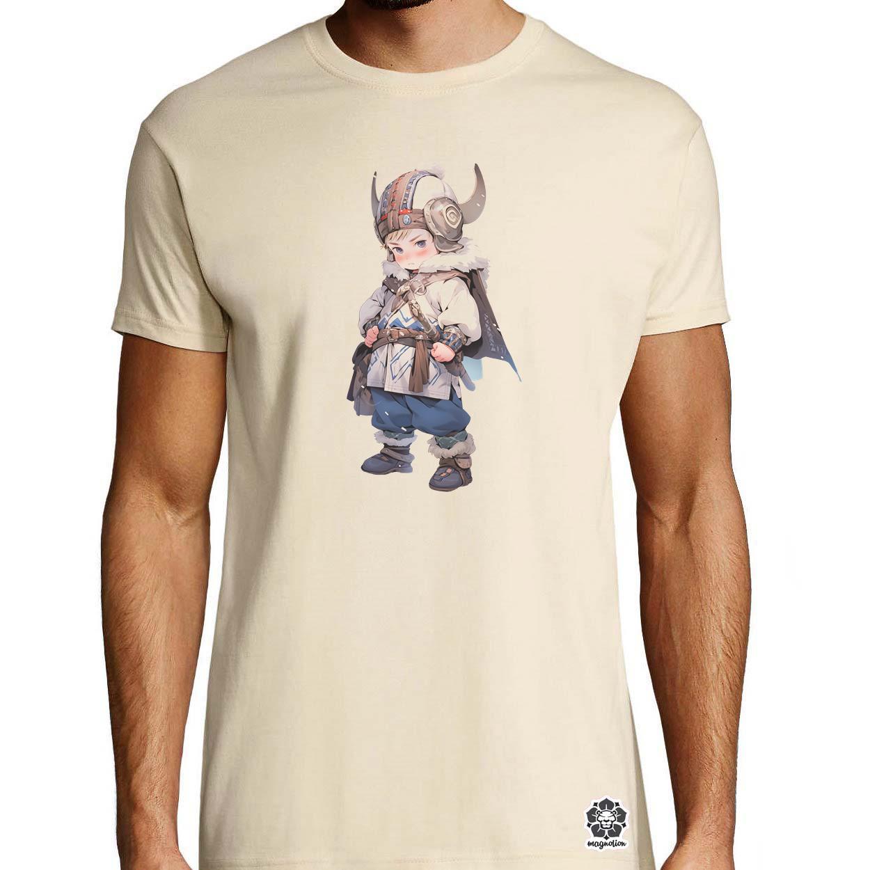 Chibi viking srác v2 egyedi póló 