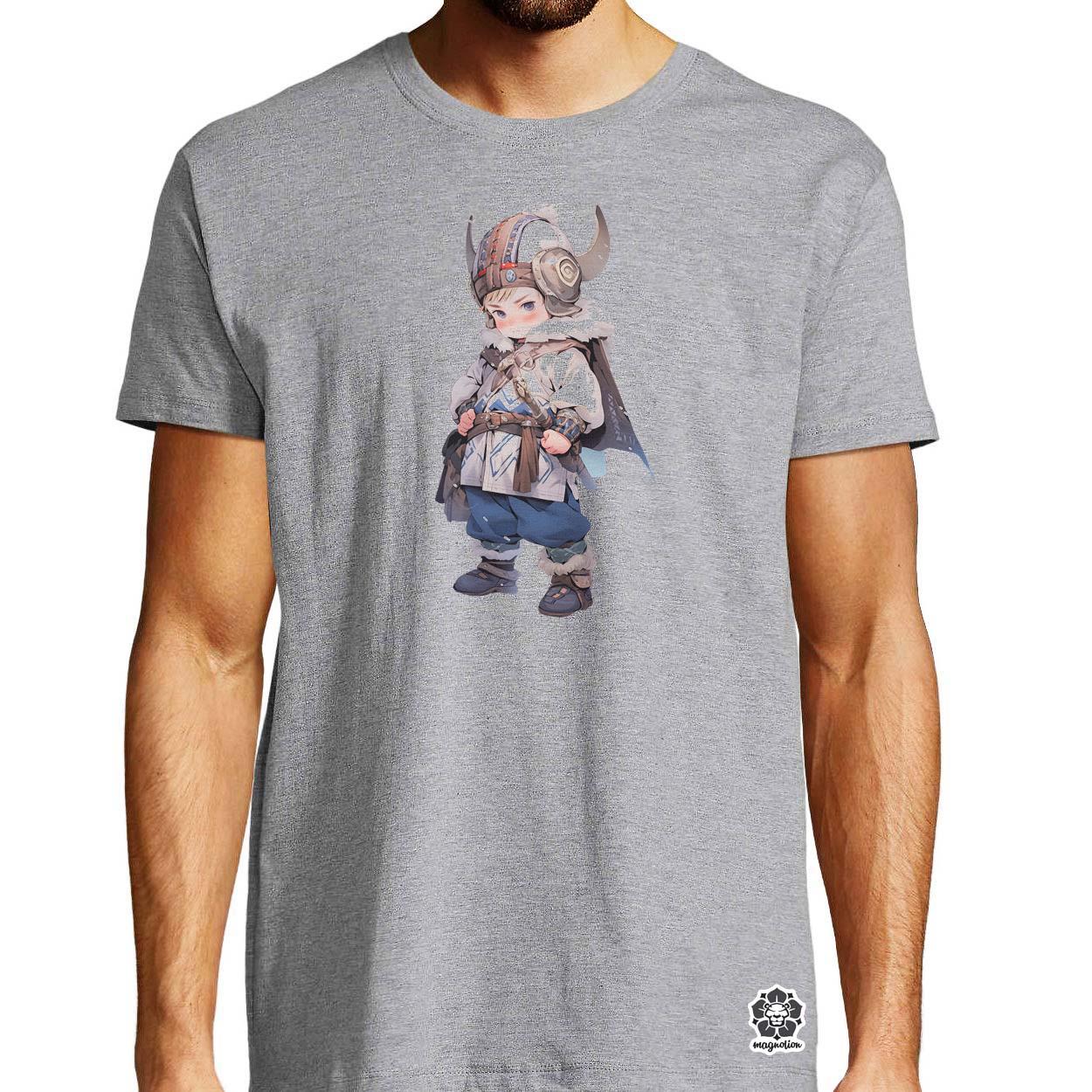 Chibi viking srác v2 egyedi póló 