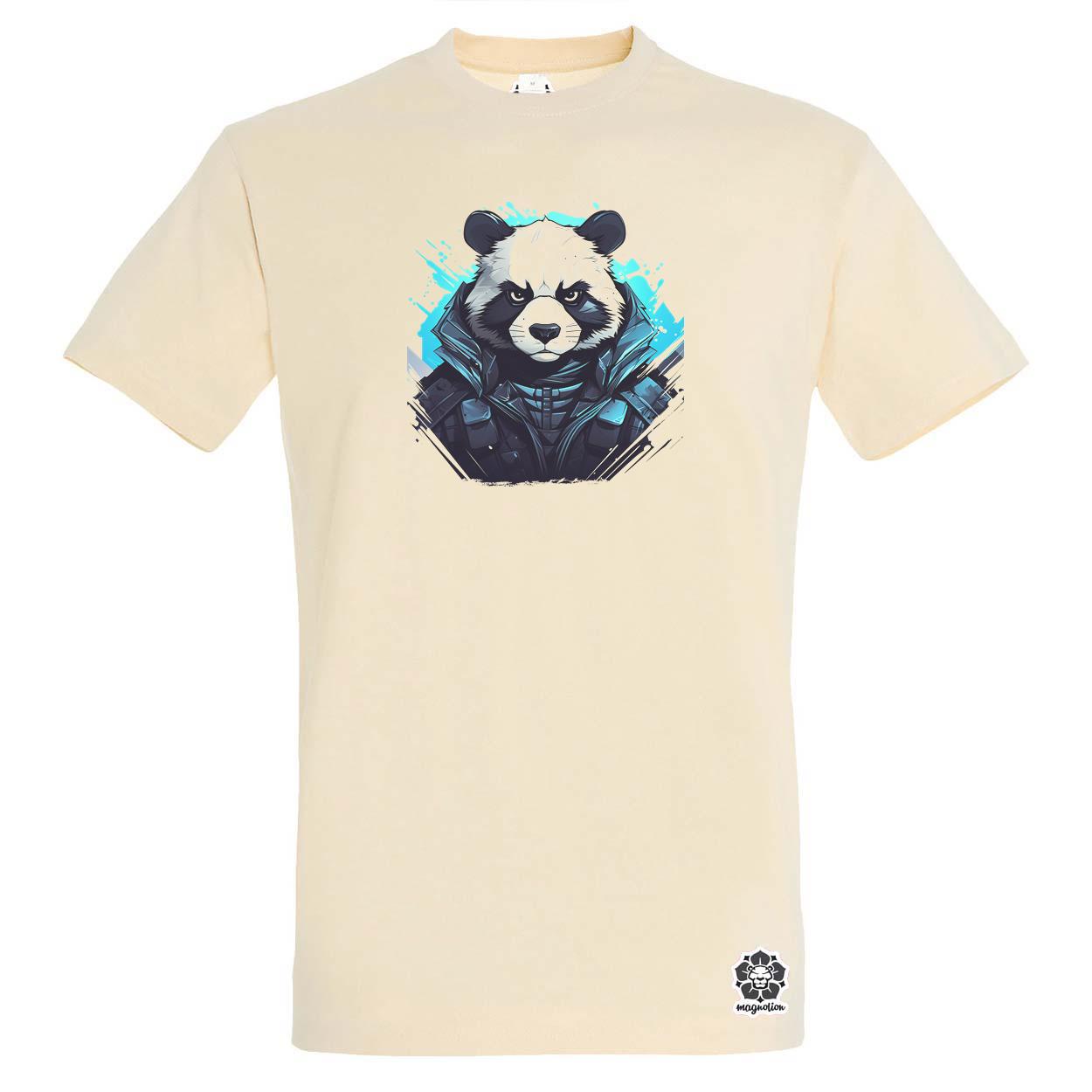 Cyberpunk panda v4 egyedi póló 