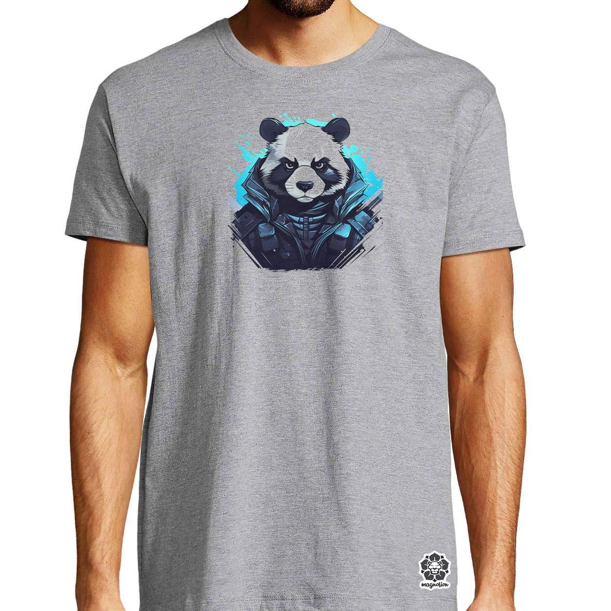 Cyberpunk panda v4 egyedi póló 