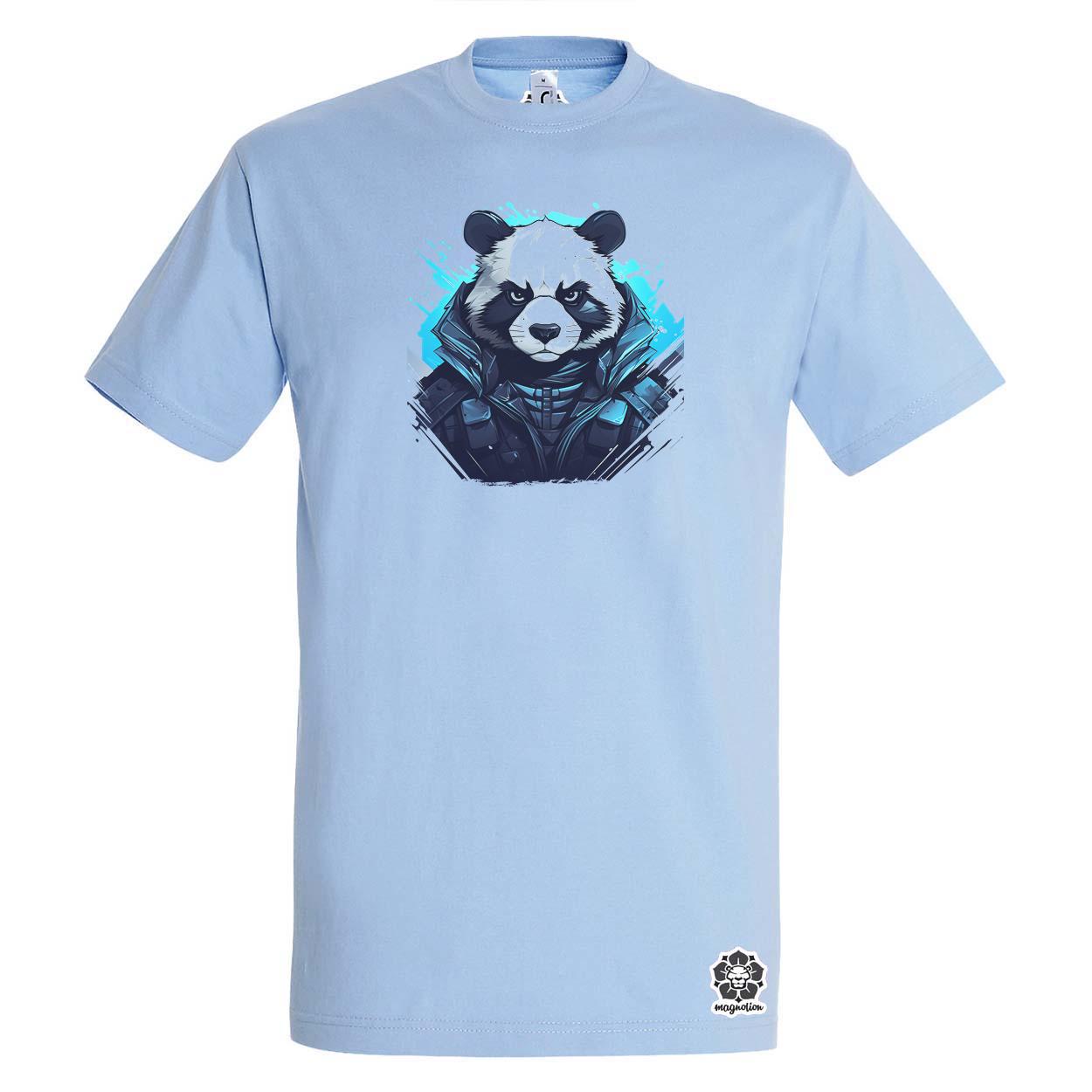 Cyberpunk panda v4 egyedi póló 