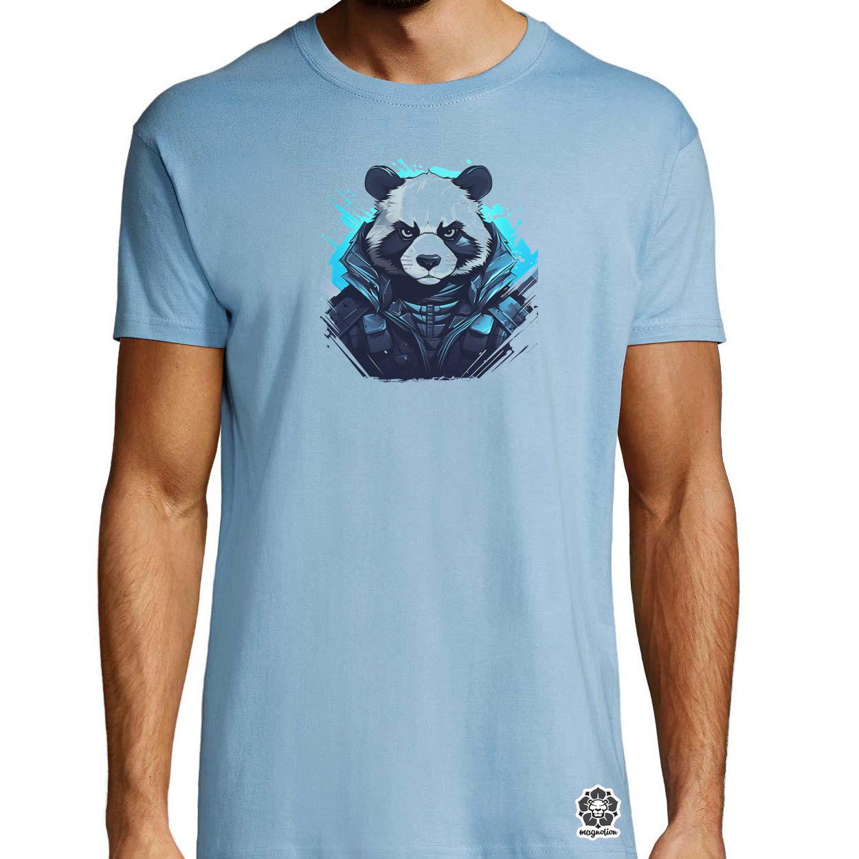 Cyberpunk panda v4 egyedi póló 
