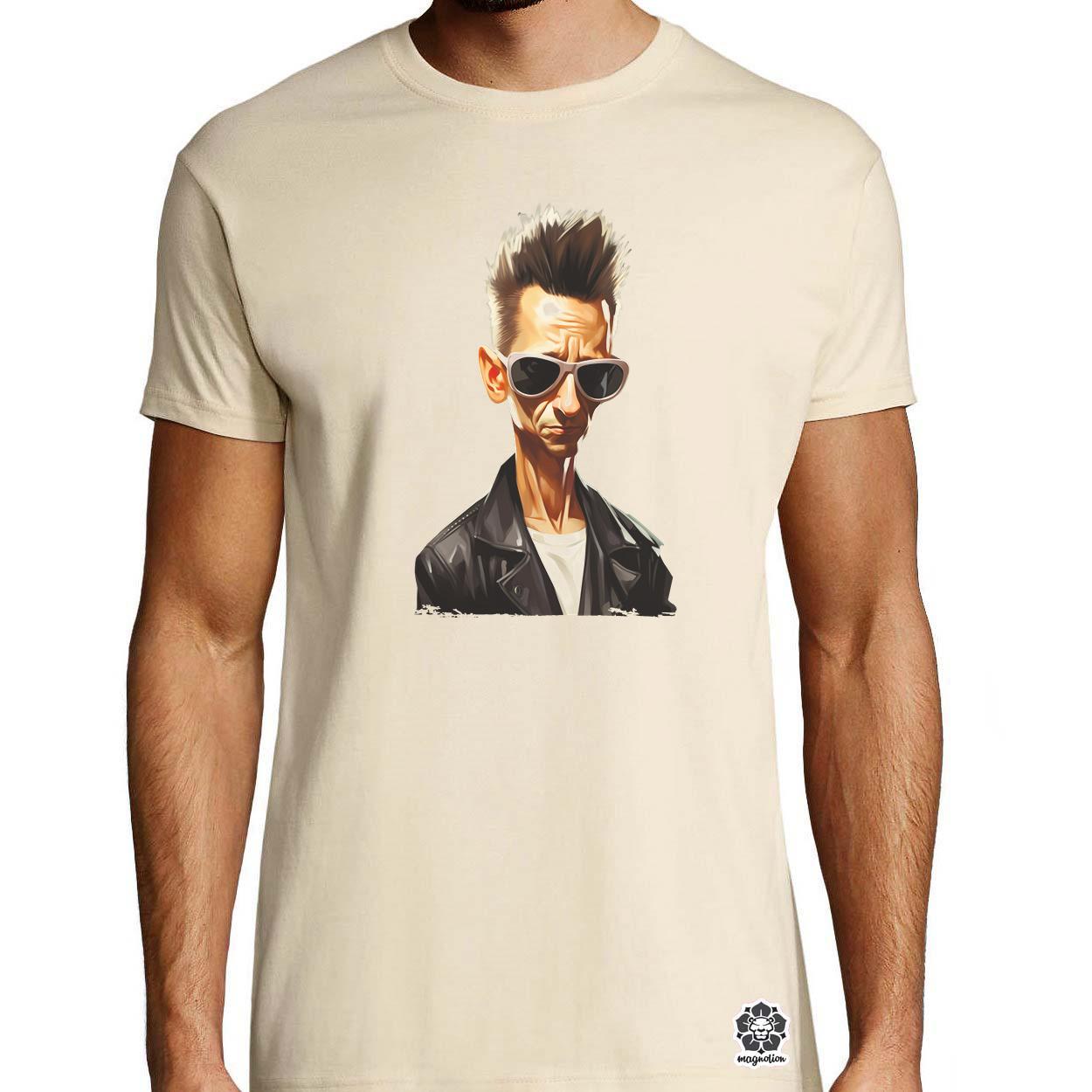 Dave Gahan karukatúra v2 egyedi póló 