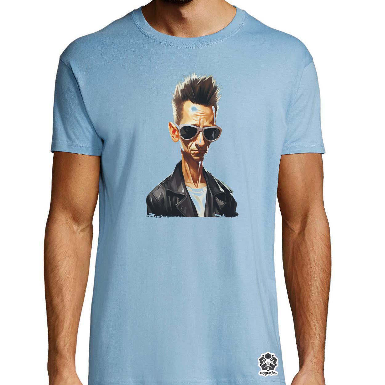 Dave Gahan karukatúra v2 egyedi póló 