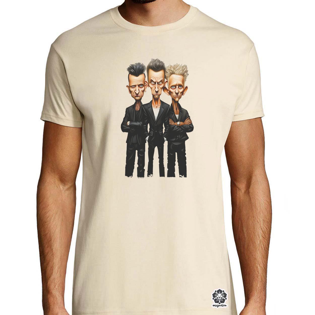 Depeche Mode karikatúra v3 egyedi póló 