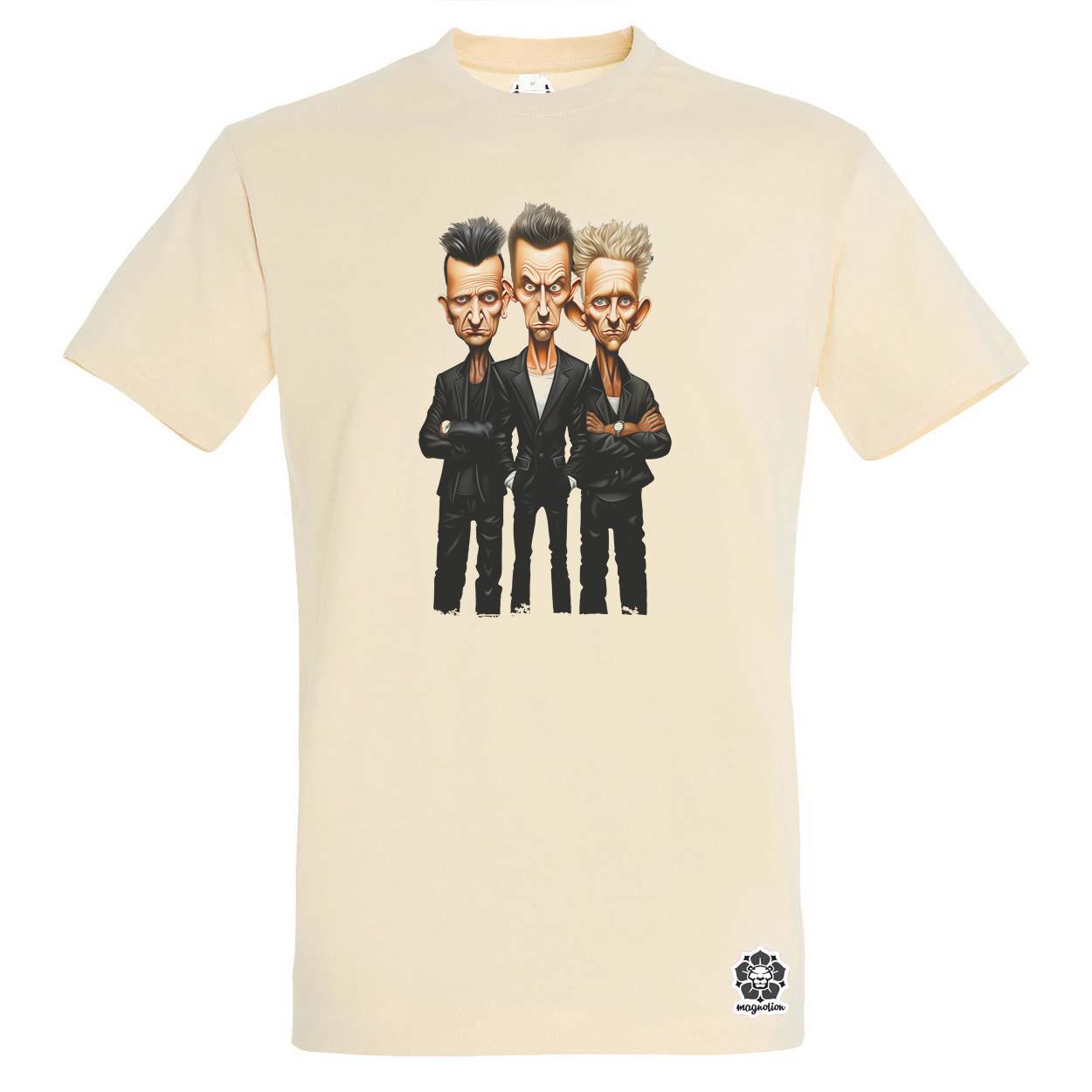 Depeche Mode karikatúra v3 egyedi póló 