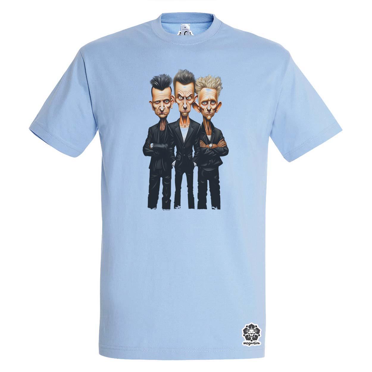 Depeche Mode karikatúra v3 egyedi póló 