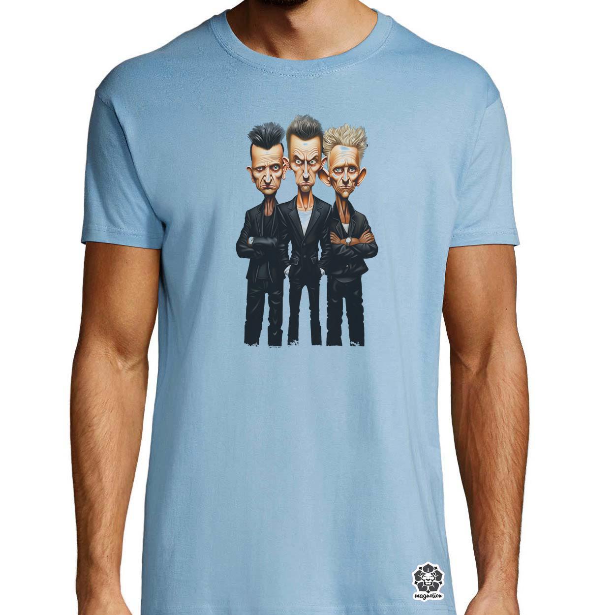 Depeche Mode karikatúra v3 egyedi póló 