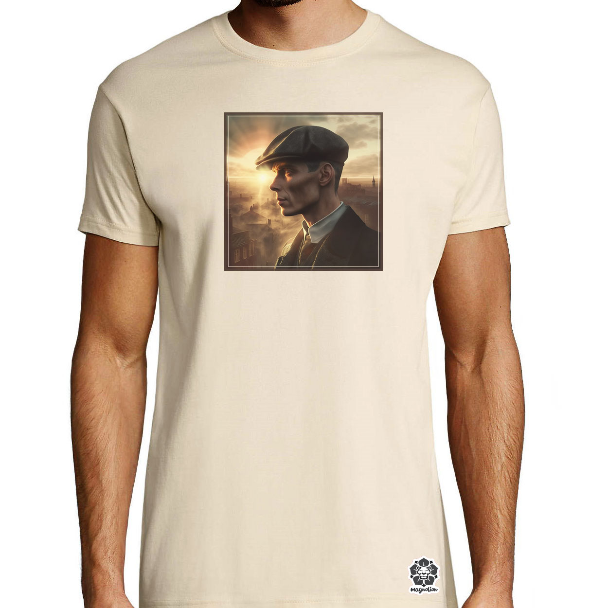 Tommy Shelby portré digitális művészet egyedi póló 