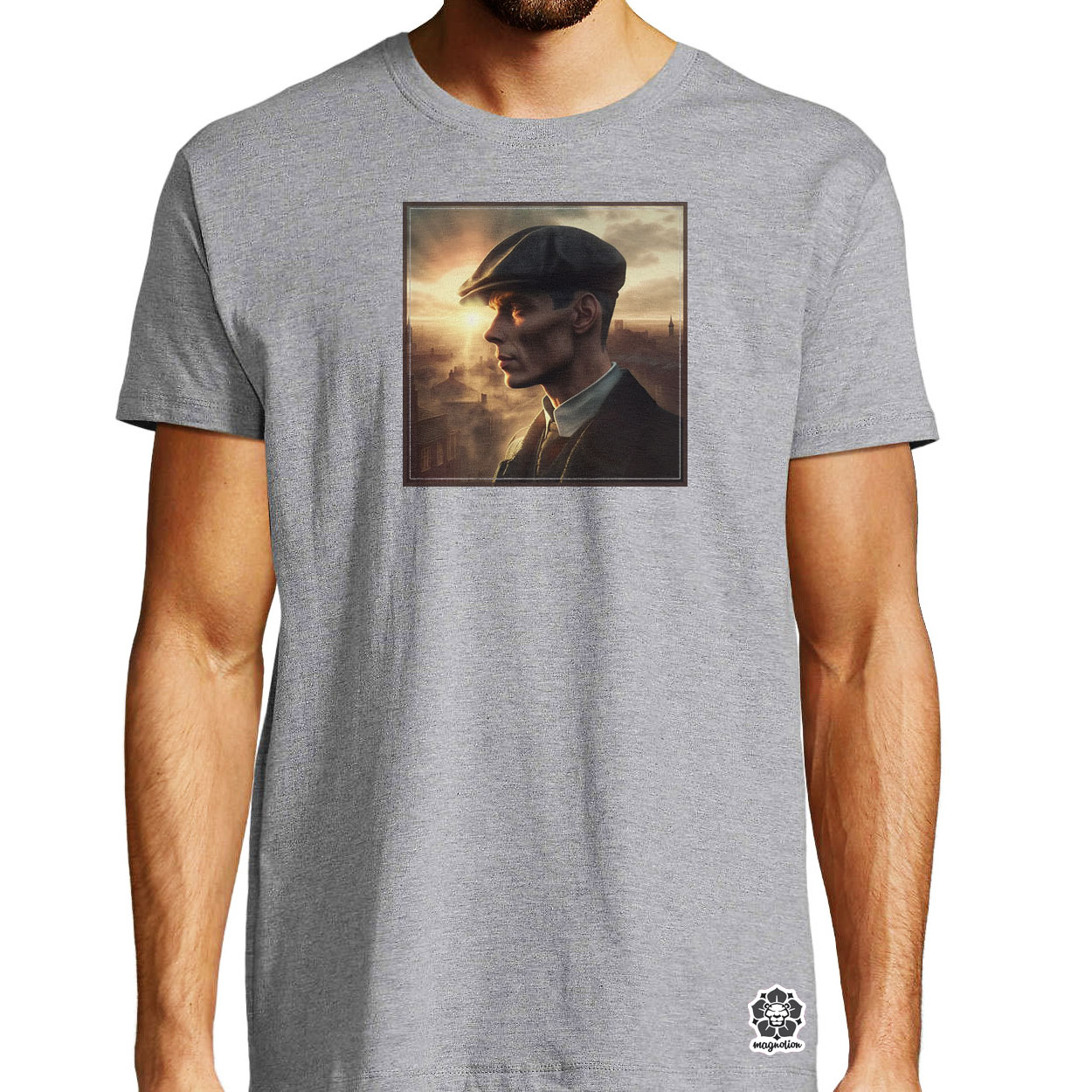 Tommy Shelby portré digitális művészet egyedi póló 