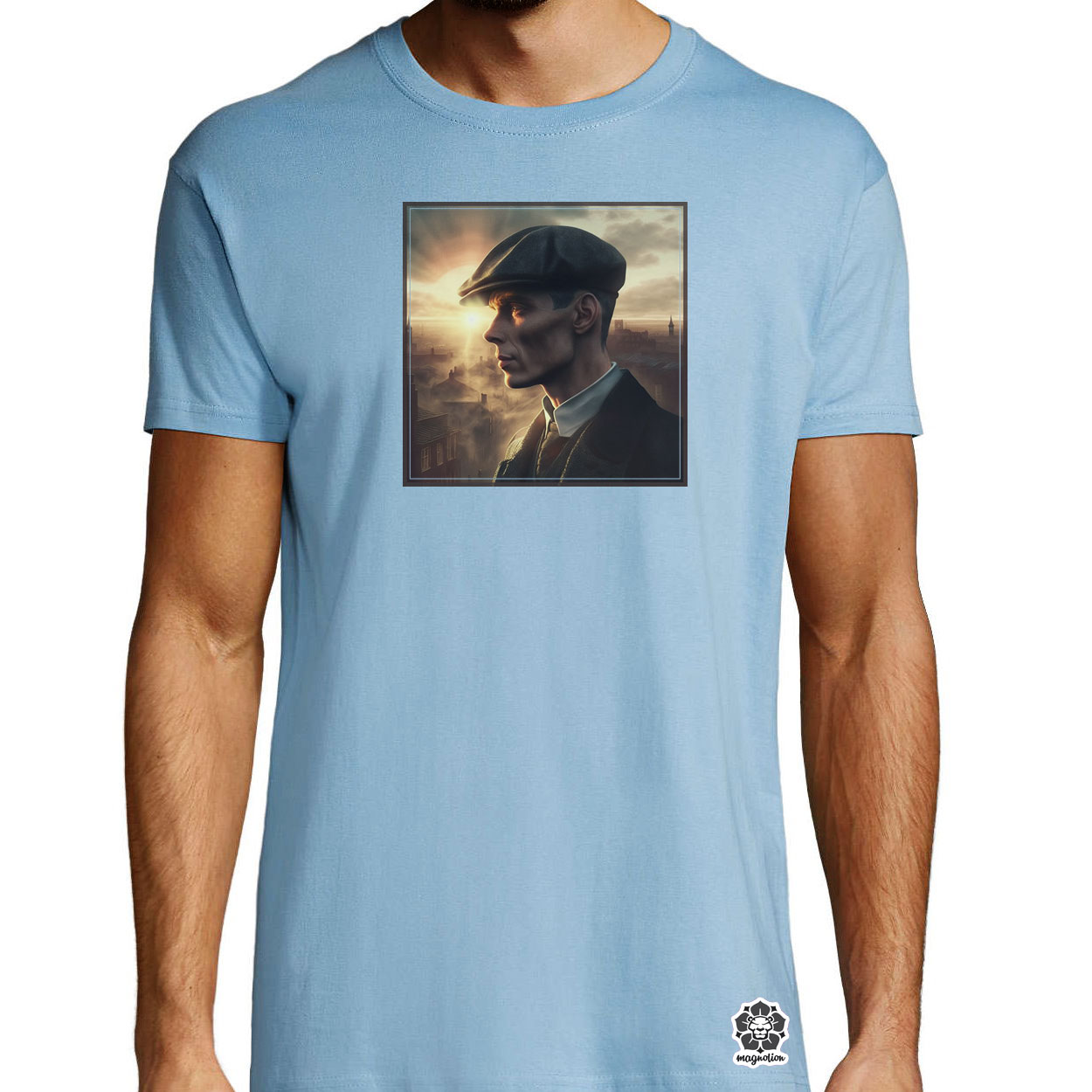 Tommy Shelby portré digitális művészet egyedi póló 